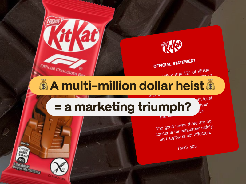 El robo de los millones: Cómo KitKat transformó la pérdida de 413,000 barritas en un triunfo de datos y marketing