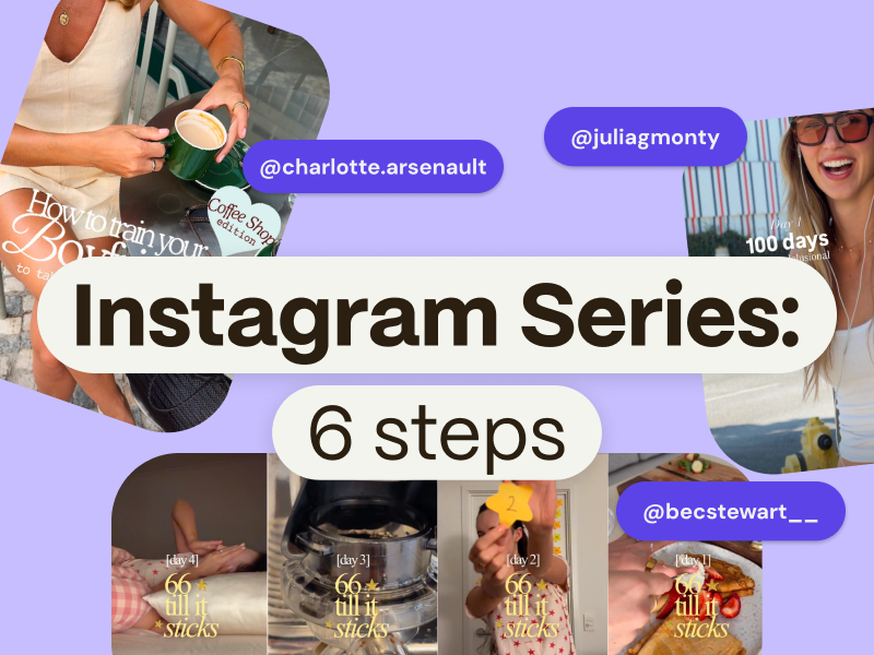 Cómo crear tu propio "show" en Instagram con las Series de Instagram